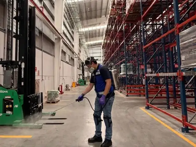 Control de plagas en centro de distribución y bodega en Puebla